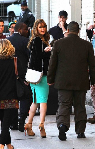  Jennifer arrives at Jimmy Kimmel Live 2013-01-31