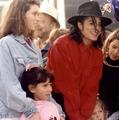 MJ - SURROUNDED BY GIRLS  - michael-jackson photo