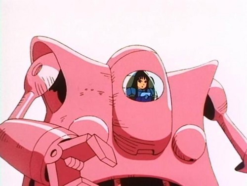 Mai With Her Pink Robot