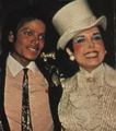 Michael And Legendary Dancer/Actress, Anne Miller - michael-jackson photo