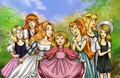 Non/Disney Heroines - childhood-animated-movie-heroines fan art
