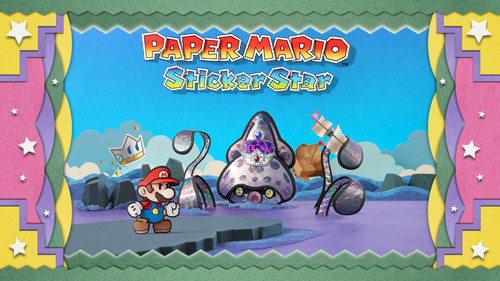  Paper Mario Sticker star, sterne Hintergrund 2 Paper Mario Sticker star, sterne Hintergrund 3