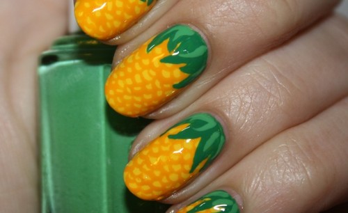  Pineapple Nails