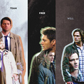 Sam, Dean & Castiel  - supernatural fan art