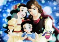 Snow White and her Family  - disney-princess fan art