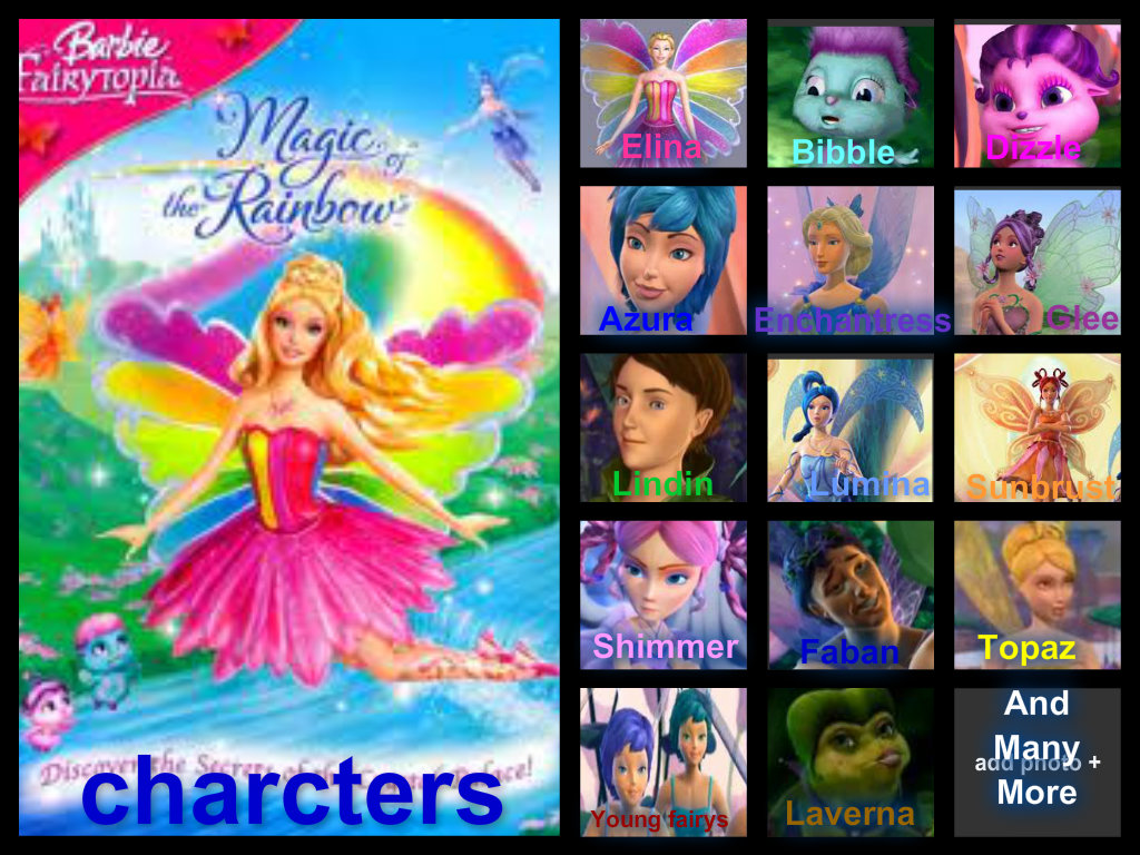 barbie fairytopia magic of the rainbow charcters - Barbie Movies Fan Art  (33467551) - Fanpop