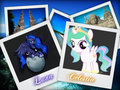 luna and celectia - my-little-pony-friendship-is-magic fan art