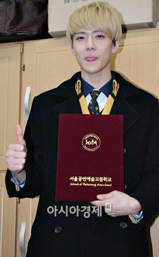  EXO @Sehun's Graduation Ceremony.