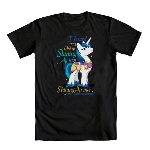  An identical image of my Shining Armor t-shirt