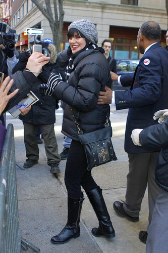  Arriving @ Late mostrar With David Letterman - 04/02/2013