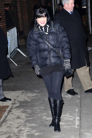  Arriving @ Late दिखाना With David Letterman - 04/02/2013