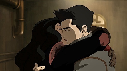 Dean and Chloe kiss