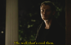Did they really expect Klaus to be okay with that?