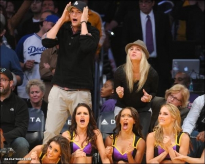  Kaley @ LA Lakers Game
