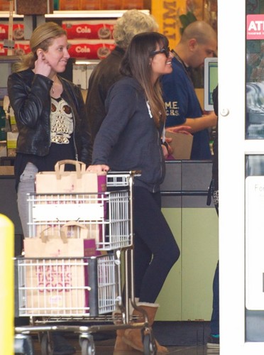  Lea Michele At Whole Foods In Los Angeles - February 5, 2013