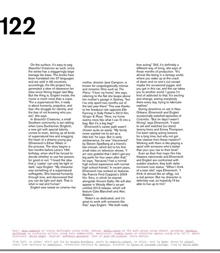 Magazine scans: Nylon (February 2013)