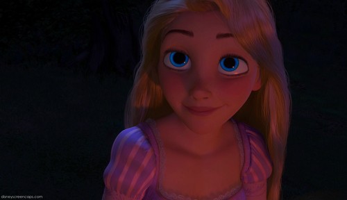  Rapunzel with blue eyes