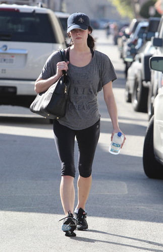 February 14 - Leaving the Gym in Studio City, California