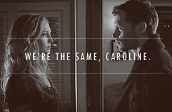  “You prefer who toi are now to the girl toi once were.” —Klaus
