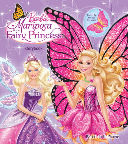  বার্বি Mariposa and the Fairy Princess book