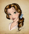 Belle - childhood-animated-movie-heroines fan art