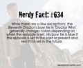 Doctor who nerdy facts - doctor-who fan art
