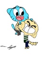 Emma and Gumball - the-amazing-world-of-gumball fan art