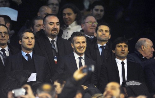 Feb. 12th - Valencia - David watching the game btw Valencia and PSG