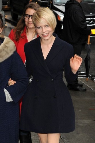 Michelle Williams at the "Late tunjuk with David Letterman" - (19 February 2013)