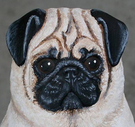  Pug Carving Art