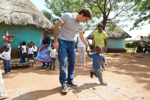 Roger Federer Visiting the Limpopo Province Roger Federer Foundation 2013