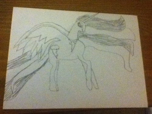  Trying to draw my firrt pony...