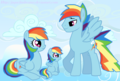 rainbow family - my-little-pony-friendship-is-magic photo