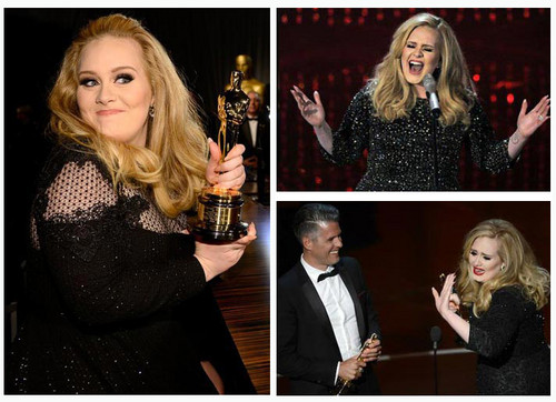  Adele Oscars 2013