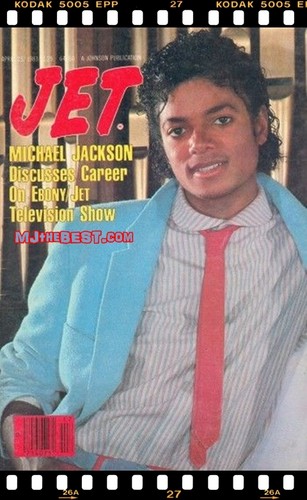  Michael On The 1983 Issue Of "JET" Magazine