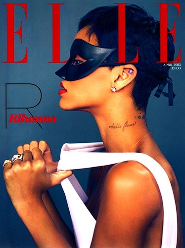  Rihanna’s ELLE UK April covers