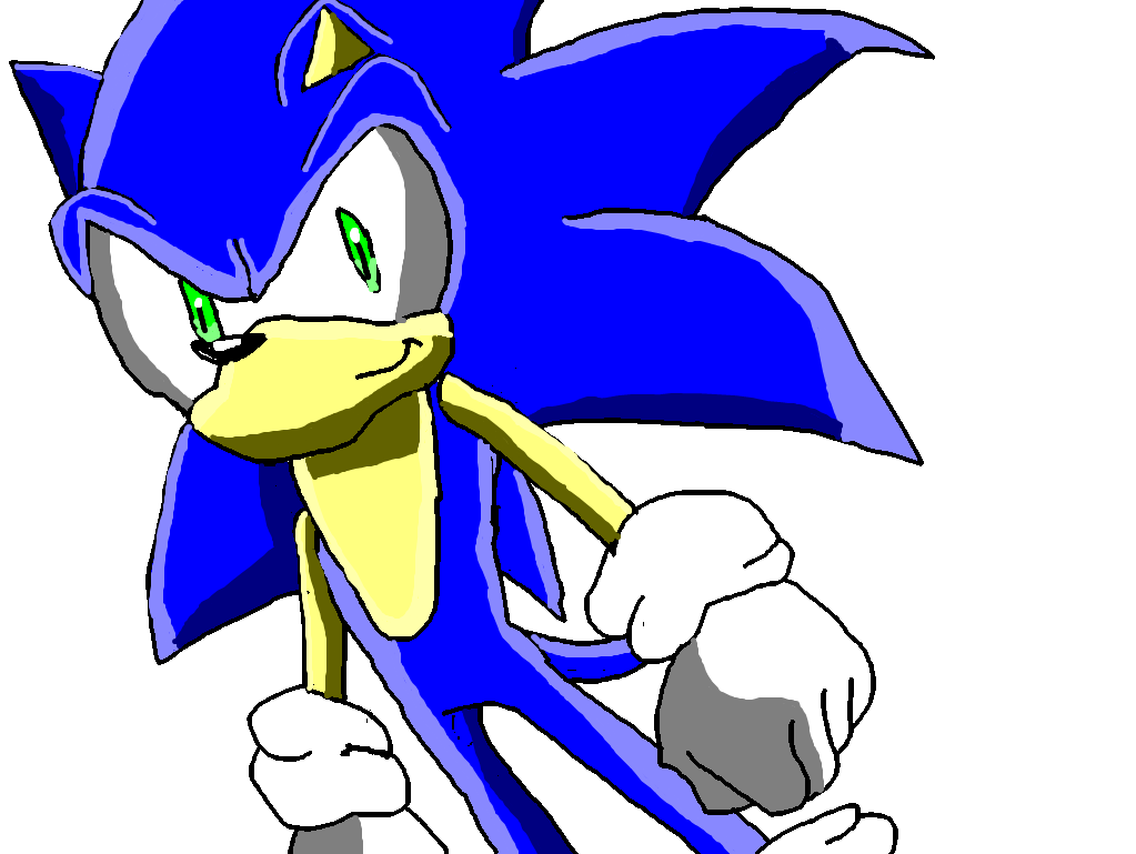 Sonic The Hedgehog Fan Art - sonic the awesome hedgehog Fan Art