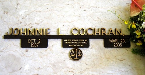  The Gravesite Of Famed Attorney, Johnnie L. Cocharan