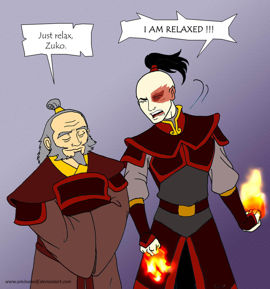 Fan Art of Tranquility for fans of Zuko. this capturres Uncle and Zuko perf...