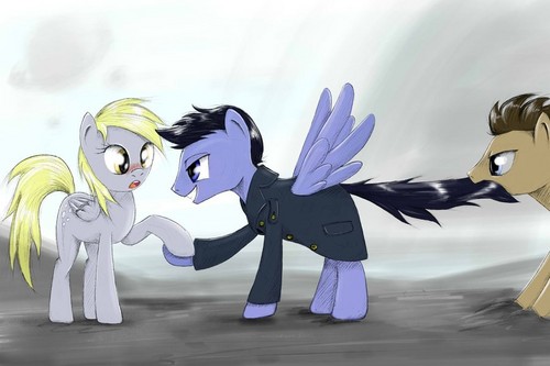  jack, derpy, and doctor whooves.