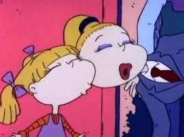  Angelica giving шарлотка, шарлотта a Kiss