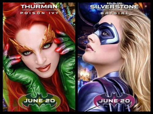 Batgirl and Poison Ivy posters
