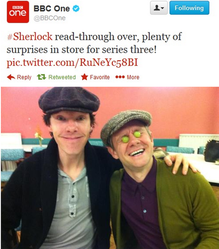  Benedict and Martin at the S3 read-through!