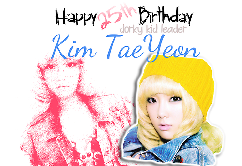  Happy Birthday Kim Taeyeon!~♡