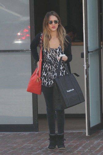 Jessica out in West Hollywood
