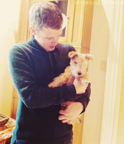 Joseph and Candice with Puppies