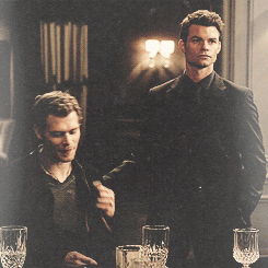 Klaus and Elijah through the years