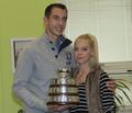 Lukas Rosol and DC trophy - tennis photo