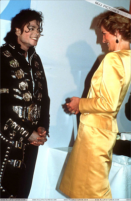  Michael And Princess Diana Backstge Back In 1988