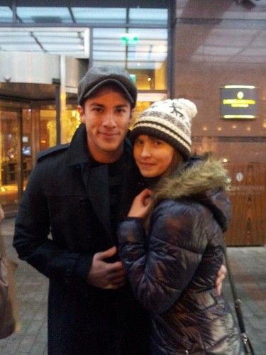 Michael Trevino in Moscow, Russia (March 2013)